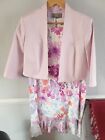 Fenn Wright Manson   Petite Size 14 Floral Dress And Jacket Spring Summer Event