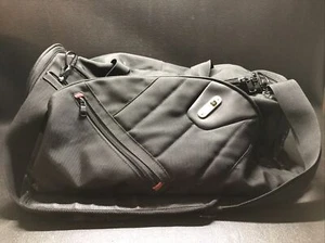 Ful Black Duffel Gym Carry-on zipper Bag w/6 pockets | Shoe Compartment - Picture 1 of 13