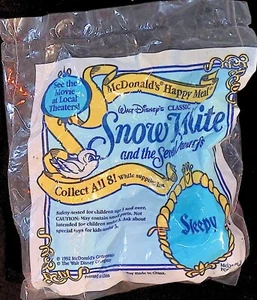 NEW 1992 McDonald’s Snow White & The Seven Dwarfs SLEEPY Happy Meal Toy - Picture 1 of 2