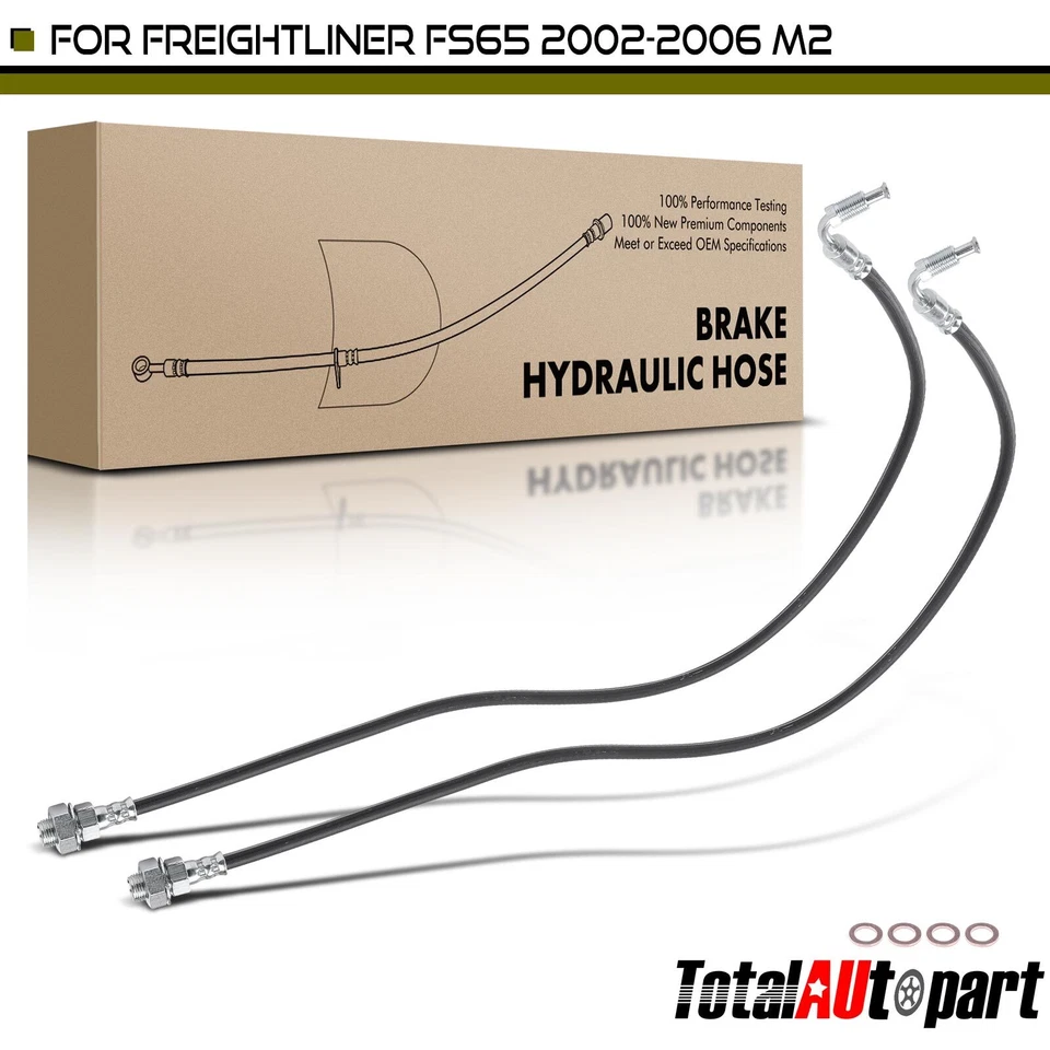 Manguera hidráulica de freno para Freightliner FS65 2002-2006 M2 100/106/112 trasero derecho y derecho Foto 1 de 4