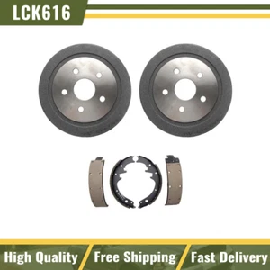 Front Kit Brake Drums & Brake Shoes For 1964 1965 1966 1967-1970 Ford Fairlane - Picture 1 of 6