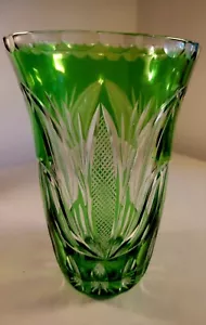 Bohemian Czech Art Cut Glass Tulip Vases 2 (Circa 1910) - Picture 1 of 5