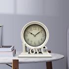 Round Desk Clock Mantel Clocks Watches Digital Table Clocks Love Decorative