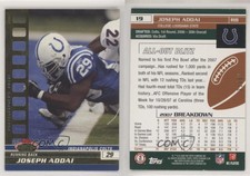 2008 Topps Stadium Club Photographer's Proof Gold /50 Joseph Addai #19