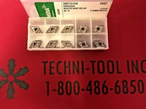 10 Pack DNMG333UM WM25CT 55 WIDIA™ VICTORY™ Negative Turning Insert 4172415 - Picture 1 of 2