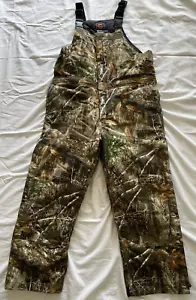 Walls Camo Adjustable Strap Bibs Men's XL Realtree Hunting Outdoors 48x29 - Picture 1 of 14