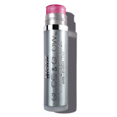 MODE Glide & Glow 3 in 1 Highlighter Makeup Color Stick GLEAM Pink Berry Pearl - Image 1 of 3
