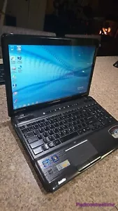 TOSHIBA SATELLITE P755-S5390 INTEL I7-2670QM 2.20 GHz 8GB 750GB Broken Screen - Picture 1 of 12