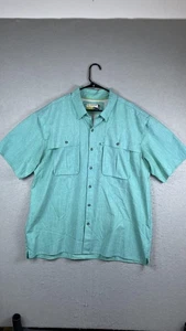 Magellan Outdoors Shirt Mens XL Green Short Sleeve Fishing MagWick Adventure - Picture 1 of 7