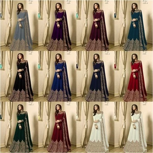 Indian Bollywood Salwar Kameez Party Wear Wedding Pakistani Dress suit Designer - Imagen 1 de 71