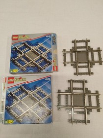 Vintage 1999 Rare LEGO 4519 Rail Crossing Track 32087c01 76049 For 9V Trains 
