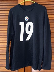 Camiseta Juju Smith-Schuster #19 Pittsburgh Steelers NFL Pro Live Fanatics LS XL - Imagen 1 de 3