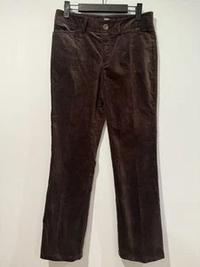 Philippe Adec Paris Velvet Pants Womens 2 Straight Leg Workwear Academia Scholar - Picture 1 of 7