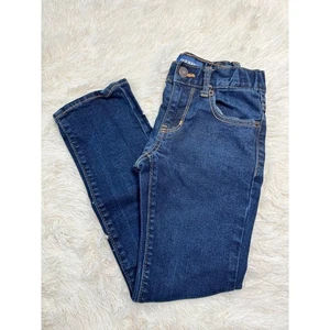Old Navy Boys Skinny Jeans Dark Wash Adjustable Fit size 8 - Picture 1 of 4
