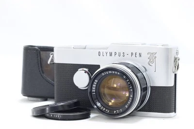 【No US Duty Mint CLA'd】Olympus Pen F Half Frame Camera w/ 40mm f/1.4-#5415 - Image 1 of 4