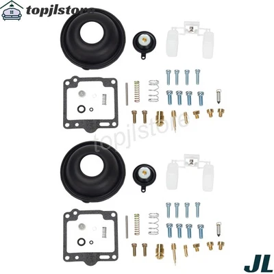 2 适用于雅马哈 XV1100 VIRAGO 1988 - 1999 年碳水化合物隔膜漂浮化油器维修套件 — 第 1/4 张图片
