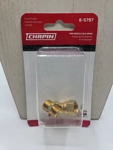 Chapin Brass Fan Nozzle 6-5797 Concrete Accessory For Industrial Brass Wands New - Picture 1 of 2