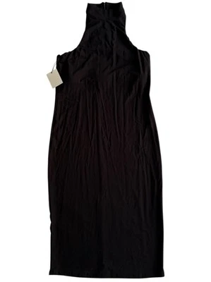 Hatch The Body Halter Dress Black Medium M Knee Length Casual Classic Minimalist - Image 1 of 4