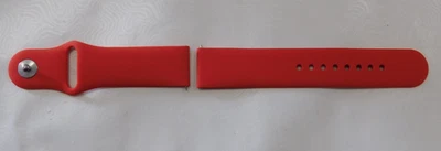 Red Silicone Band Strap For Apple Watch, 22mm - Image 1 of 4