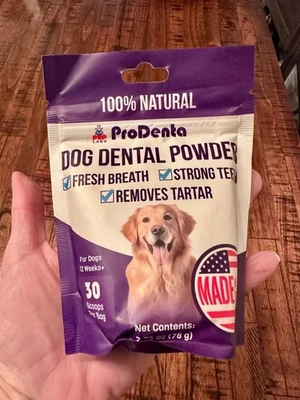 Pup Labs ProDenta – Dog Dental Powder & Breath Freshener – 30 Scoops