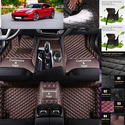 For Ferrari GTC4 Lusso Car Floor Mats Anti-Slip Carpets Handmde Liners - Imagem 1 de 4