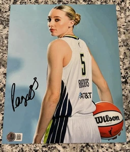 Paige Bueckers Dallas Wings Autograph Signed 8x10 Photo! Psa Coa - Picture 1 of 2