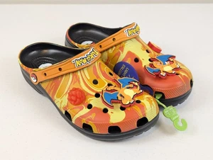 Crocs Pokemon Charizard Classic Clog Size Men's 9/Women's 11 with Jibbitz No Tag - Picture 1 of 10