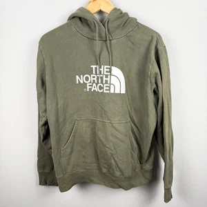 The North Face Hoodie Mens Large Green Fleece Pullover Hooded Sweatshirt - Picture 1 of 3