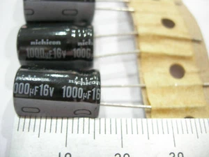 1000UF16V NICHICON CAPASISTOR (5PCS 1LOT) - Picture 1 of 1