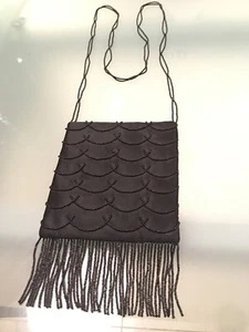 M&S Beaded Evening Bag. Black & Beautiful. New - Picture 1 of 5
