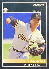 1992 Pinnacle #386 Vicente Palacios Pittsburgh Pirates Baseball Card