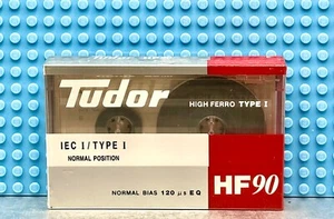 TUDOR HF 90 TYPE I BLANK CASSETTE TAPE (1) (SEALED) - Picture 1 of 3