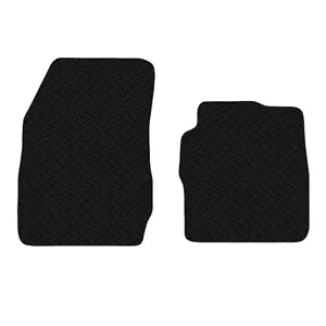 for Ford Transit Courier 2014 - 2018 Black Floor Tailored Rubber Car Mats - Picture 1 of 4