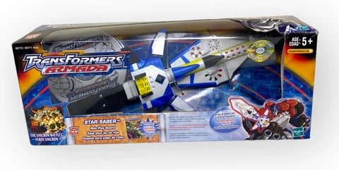 Transformers - Armada - STAR SABER Role Play Sword - 2003 - NIB Hasbro Cover