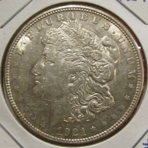1921-S Morgan Dollar 90% Silver Coin - 104 Years Old San Francisco Mint #4 - Picture 1 of 2