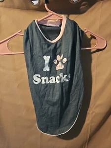 Grayson Pup 'I Paw Snacks' Graphic Dog Tee - Gray - Picture 1 of 5