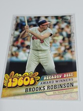 BROOKS ROBINSON 2020 Topps Decades Best Insert #DB-15.  ORIOLES