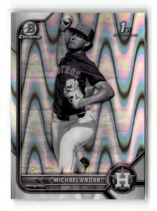 2022 Bowman Cromo RayWave Rifrattore #BDC-120 Michael Knorr - Foto 1 di 2