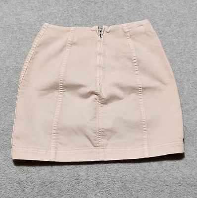 Falda lápiz Free People para mujer 4 beige corta Foto 1 de 4