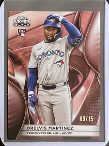 Orelvis Martinez Rookie - 2025 Topps Chrome Black - Numbered /15 #188 - Bild 1 von 1