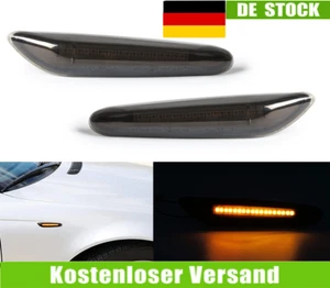 2tlg Led Seitenblinker passend für BMW 1er E81 E82 E87 E88 SCHWARZ - Bild 1 von 13