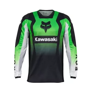 Fox 180 Kawasaki Jersey - Flo Green - Picture 1 of 4