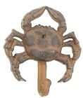 Antique Reproduction Nautical Crab Rustic Iron Hook Peg