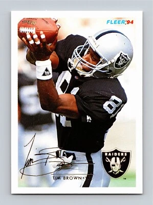 Tim Brown 1994 Fleer #232 HOF NM-MT or Better (3) Cards - Image 1 of 4
