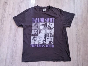 Taylor Swift The Eras Tour Black T-Shirt Size Large - Picture 1 of 6