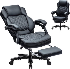 For Heavy and Reclining Tall Big Office People, Ergonomic 400Lb Desk Home Chairs - Picture 1 of 12