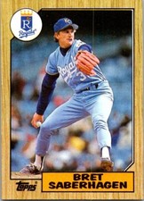 1987 Topps #140 Bret Saberhagen