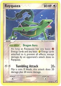 Non-Holo Rare Rayquaza Pokemon Card Ex Deoxys 22/107 NM-VLP/LP - Picture 1 of 1