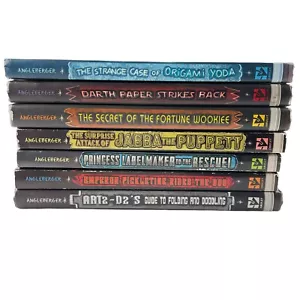 Tom Angleberger Book Lot Origami Yoda Set of 7 Complete Paperback and Hardback - Imagen 1 de 7