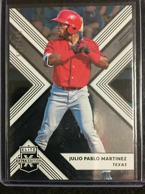 2018 Elite Extra Edition 527/999 Julio Pablo Martinez #128 Texas  - Image 1 of 2